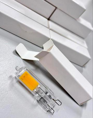 Partij 10X - LED G9 Fitting glas 5W warm wit sfeervol licht beschikbaar voor biedingen