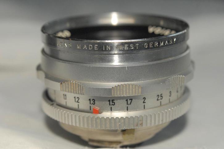 Voigtlander Septon 50 mm F/2 + bague E-mount comprise, TV, Hi-fi & Vidéo, Appareils photo analogiques, Kodak, Enlèvement ou Envoi