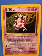 Mr. Mime 6/64 - Jungle (1st edition), Hobby en Vrije tijd, Verzamelkaartspellen | Pokémon, Verzenden, Zo goed als nieuw