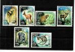 AZIË KAMPUCHEA (CAMBODJA) DIEREN 6 POSTZEGELS GESTEMPELD, Postzegels en Munten, Postzegels | Azië, Verzenden, Gestempeld