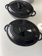 2x Le creuset mini ovaal braadpan, Huis en Inrichting, Keuken | Potten en Pannen, Ophalen, Zo goed als nieuw