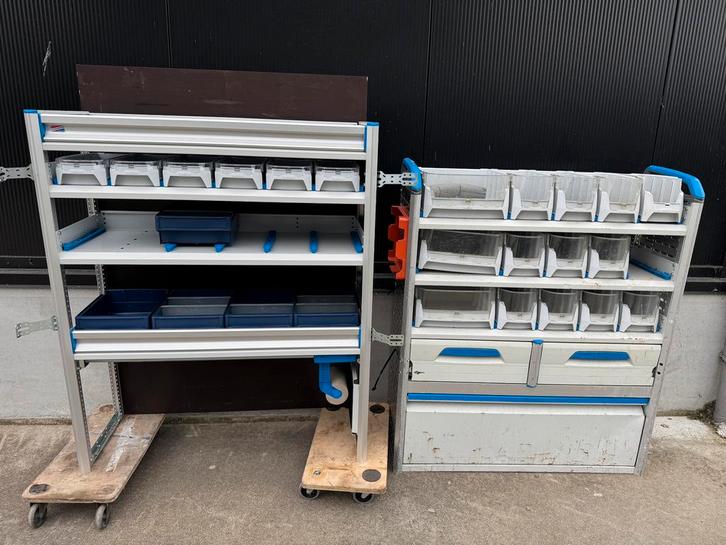 Sortimo inrichtingsrekken bestelwagen, Auto diversen, Auto-accessoires, Ophalen