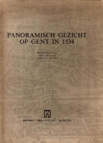 Panoramisch gezicht op Gent in 1534 beschikbaar voor biedingen