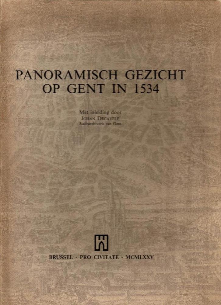 Panoramisch gezicht op Gent in 1534, Livres, Histoire & Politique, Utilisé, Enlèvement ou Envoi
