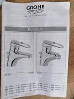 Wastafel mengkraan Grohe 33 153, Doe-het-zelf en Bouw, Sanitair, Nieuw, Kraan, Chroom, Ophalen