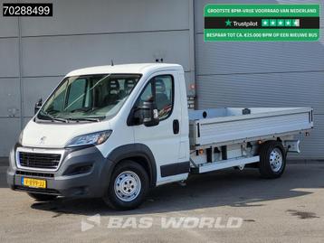 Peugeot Boxer 165PK Open Laadbak Luchtvering Trekhaak Navi A beschikbaar voor biedingen