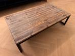Table basse industrielle 'Long Island' – Bois & métal, Maison & Meubles, 100 à 150 cm, Moins de 50 cm, Enlèvement ou Envoi, Pin