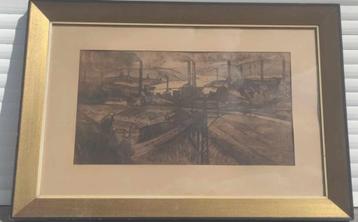 Lithographie site industriel signe delsa beschikbaar voor biedingen