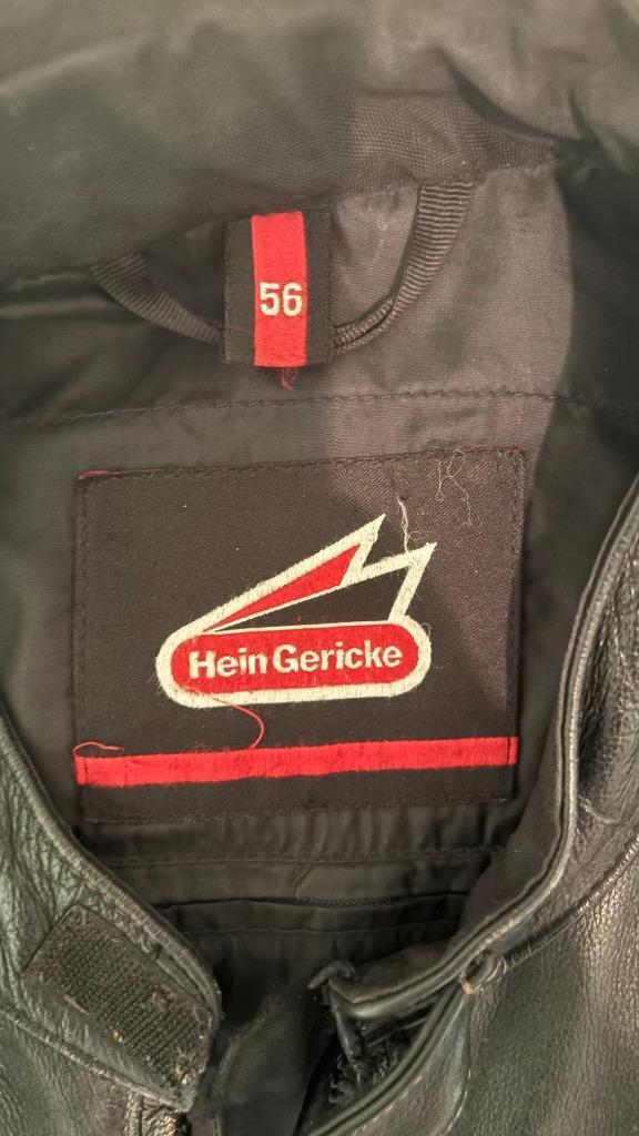 Hein Gericke Motorvest te koop.Maat 56.Zwarte lederen jacket, Motoren, Kleding | Motorkleding, Jas | leer, Heren, Tweedehands