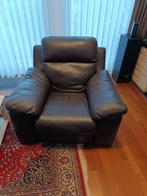 Lederen 3 Zit en 1 Zit relax, Huis en Inrichting, Ophalen, Zo goed als nieuw, Leer