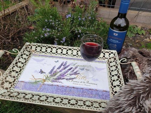 dienblad met lavendel , kado , uitverkoop, Huis en Inrichting, Woonaccessoires | Dienbladen, Nieuw, Ophalen of Verzenden