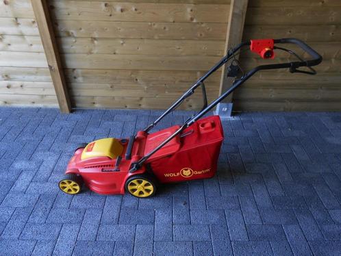 Zeer mooie elektrische grasmaaier A340 E WOLF, Tuin en Terras, Grasmaaiers, Nieuw, Elektrische grasmaaier, Mulchfunctie, Opvangzak