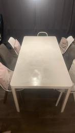 Tafel met stoelen, Huis en Inrichting, Tafels | Eettafels, Ophalen, Zo goed als nieuw