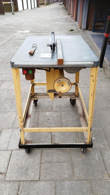 Zaagtafel scheppach TYPE PRIMA TKU met extra op wielen, Enlèvement, Utilisé