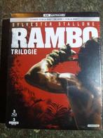 Rambo Trilogy 4K + BluRay (scellé), Enlèvement ou Envoi, Neuf, dans son emballage, Action, Coffret