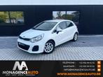 Kia Rio — 18.000 km - 1e eigenaar, Euro 5, Zwart, Wit, Bedrijf