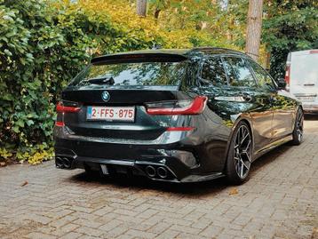 BMW 330 iA Touring M-Sport, Autos, Cuir, Achat, Euro 6, Noir