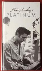 Elvispresleytheek "Elvis Presley Platinium" Boekvorm 4 CD's, Cd's en Dvd's, Boxset, Ophalen of Verzenden, Zo goed als nieuw, 1980 tot 2000