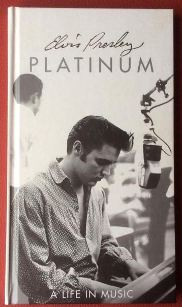 Elvispresleytheek "Elvis Presley Platinium" Boekvorm 4 CD's