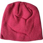 Effen kinder winter muts rood one size, Kinderen en Baby's, Kinderkleding | Mutsen, Sjaals en Handschoenen, Verzenden, Nieuw, Jongen of Meisje