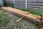 Oude plankenvloer pitchpine, Ophalen, Gebruikt, Vloerdelen of -planken, 10 m² of meer