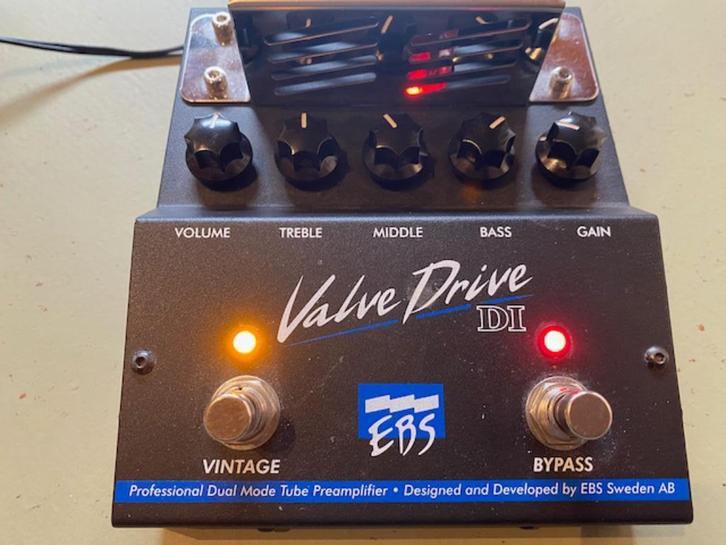 EBS Valve drive - distortion - pre-amp, Muziek en Instrumenten, Snaarinstrumenten | Gitaren | Bas, Zo goed als nieuw, Elektrisch