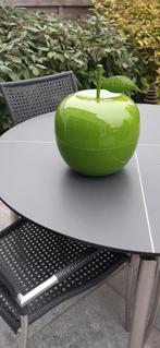 groene metalen appel, Ophalen of Verzenden, Gebruikt