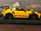 porsche gt3 rs geel 1:18, Ophalen of Verzenden, Nieuw, Auto