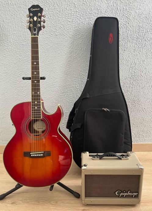 EPIPHONE ELEKTRO/AKOESTISCHE GITAAR Ltd Ed. PR-5e CS+ kaart, Muziek en Instrumenten, Snaarinstrumenten | Gitaren | Akoestisch