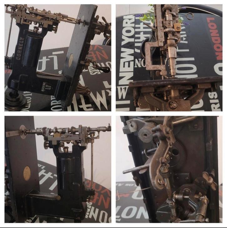 Borduurmachine van Cornely, Antiek en Kunst, Antiek | Naaimachines, Ophalen of Verzenden
