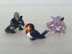 Lot van 3 Pokémon figuren: Aggron, Nidoking & Taillow, Verzamelen, Ophalen of Verzenden, Gebruikt