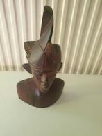 Houten snijwerk beeld, Ophalen of Verzenden