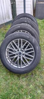 wielen 255/55R18 + velgen 18x8  5x114.3, Ophalen, 18 inch, Gebruikt, 255 mm