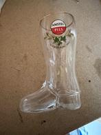 Amstel glas in laarsvorm – Voorspoedig 1969!, Verzamelen, Biermerken, Verzenden, Zo goed als nieuw, Glas of Glazen, Amstel