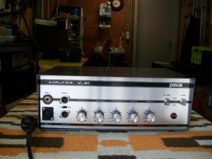 Versterker paso V-41, Audio, Tv en Foto, Buizenversterker, Buis of Buizen, Ophalen
