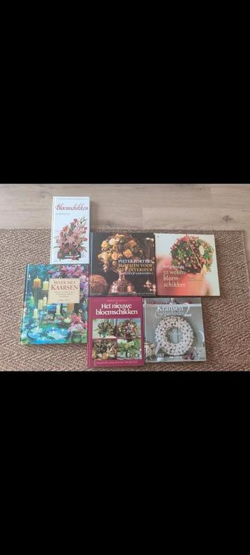 6 boeken bloemschikken  beschikbaar voor biedingen