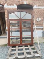 GRATIS: Houten kozijnen ramen + deur met dubbel glas, Doe-het-zelf en Bouw, Gebruikt, Raamkozijn, Inclusief glas, 75 tot 150 cm