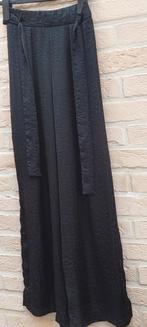 Broek maat s bershka fijn stofje, Zwart, Zo goed als nieuw, Maat 36 (S), Lang