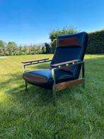 Fauteille sofa eenzit zwart leder, Huis en Inrichting, Ophalen, Zo goed als nieuw