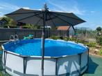 Piscine Bestway armature métallique - Diam. 427cm + pompe, Rond, Comme neuf, Enlèvement, 80 à 120 cm