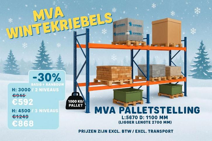 Winterpromotie, Zakelijke goederen, Kantoor en Winkelinrichting | Magazijn, Stelling en Opslag, Ophalen