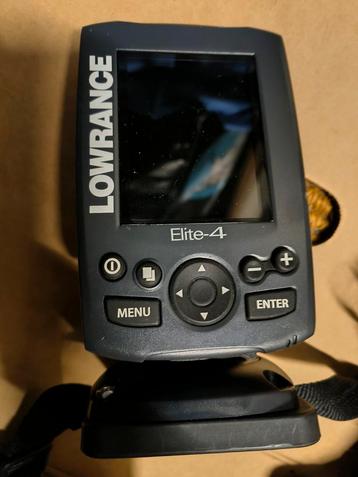 Jauge de profondeur Lowrance Elite-4 avec transducteur, Enlèvement, Comme neuf