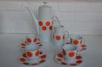 Leuk vintage koffieservies Epiag Carlsbad, Antiek en Kunst, Curiosa en Brocante, Ophalen