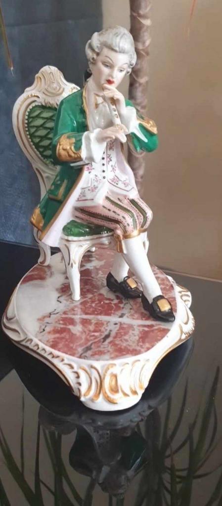 Antieke DRESDEN BEELD., Antiek en Kunst, Curiosa en Brocante, Verzenden