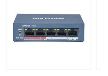 Hikvision 4 poort Compacte PoE Switch 30W beschikbaar voor biedingen