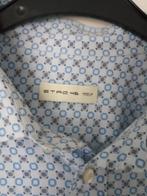 ETRO vintage shirt Mt 46 hals 43 cm geometrisch nieuwstaat, Wit, Ophalen of Verzenden, Zo goed als nieuw, ETRO