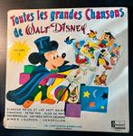 Disneyland Records - les grandes chansons de Disney, Cd's en Dvd's, Vinyl | Kinderen en Jeugd, Gebruikt, 3 tot 5 jaar, Verhaal of Sprookje