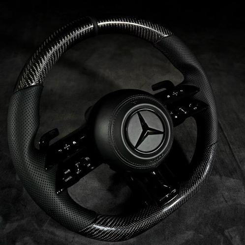 Mercedes custom stuur carbon leer dragonfly AMG, Auto-onderdelen, Besturing, Mercedes-Benz, Nieuw, Ophalen of Verzenden