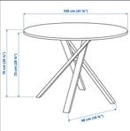 Ronde tafel, Huis en Inrichting, Tafels | Statafels, Ophalen, Zo goed als nieuw