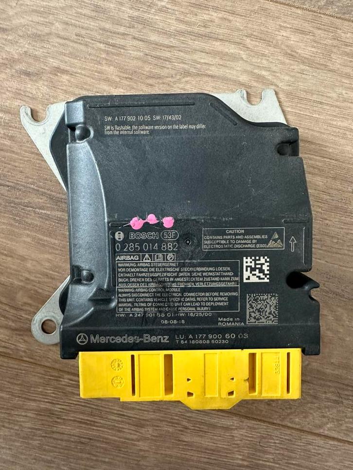 Airbagmodule (SRS-ECU) Mercedes‑Benz W177, Auto-onderdelen, Elektronica en Kabels, Mercedes-Benz, Gebruikt, Ophalen of Verzenden